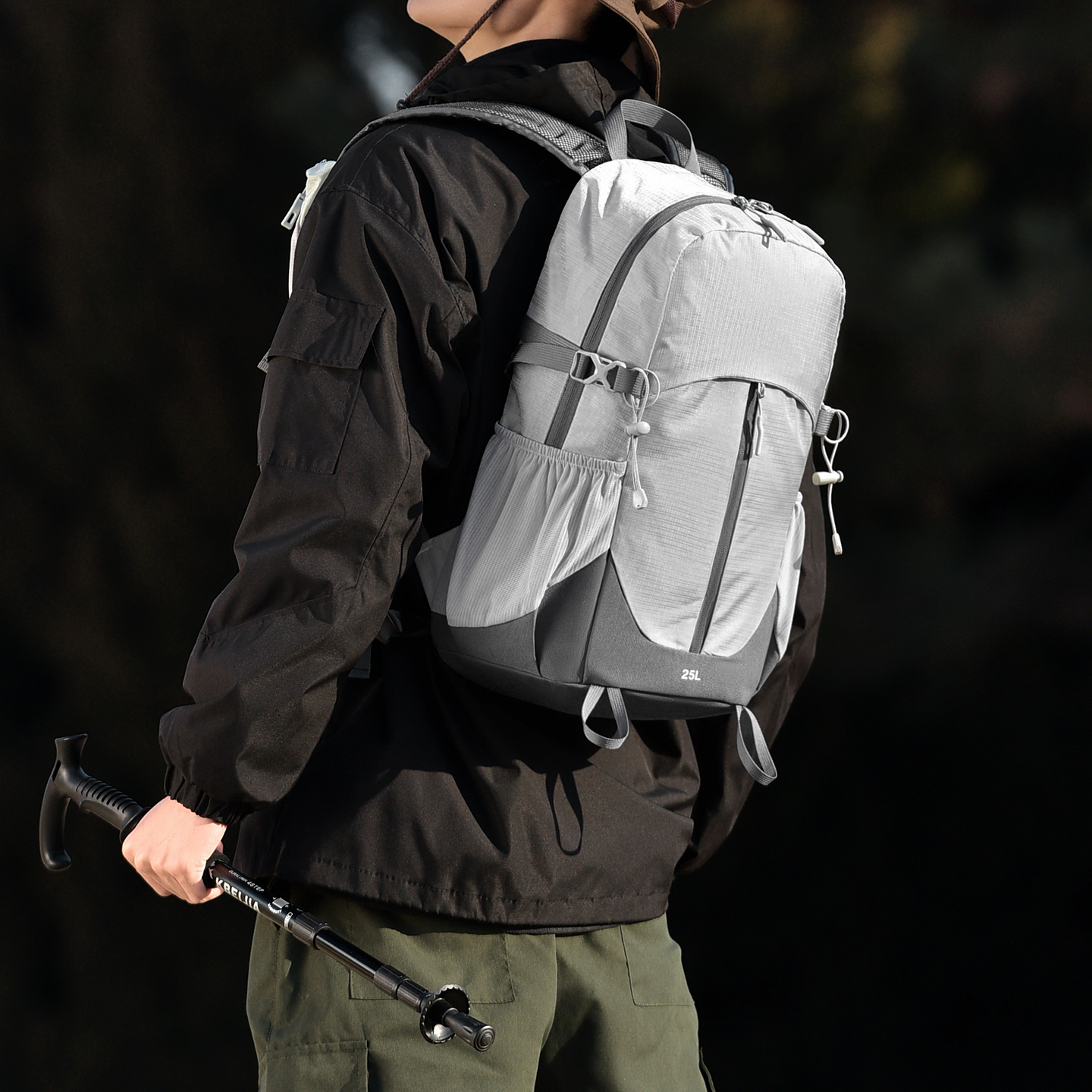 25l Large Capacity Hiking Back - Hiking Backpack Waterproof ulasan dan harga