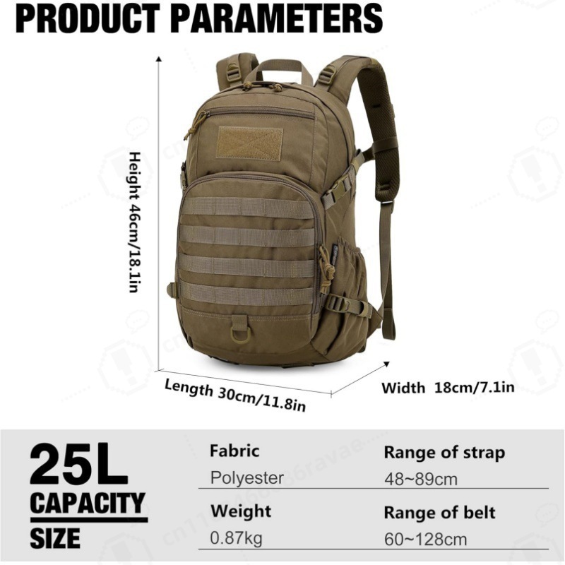 Waterproof Outdoor Tactical Ba - Rucksack Military Style ulasan dan harga