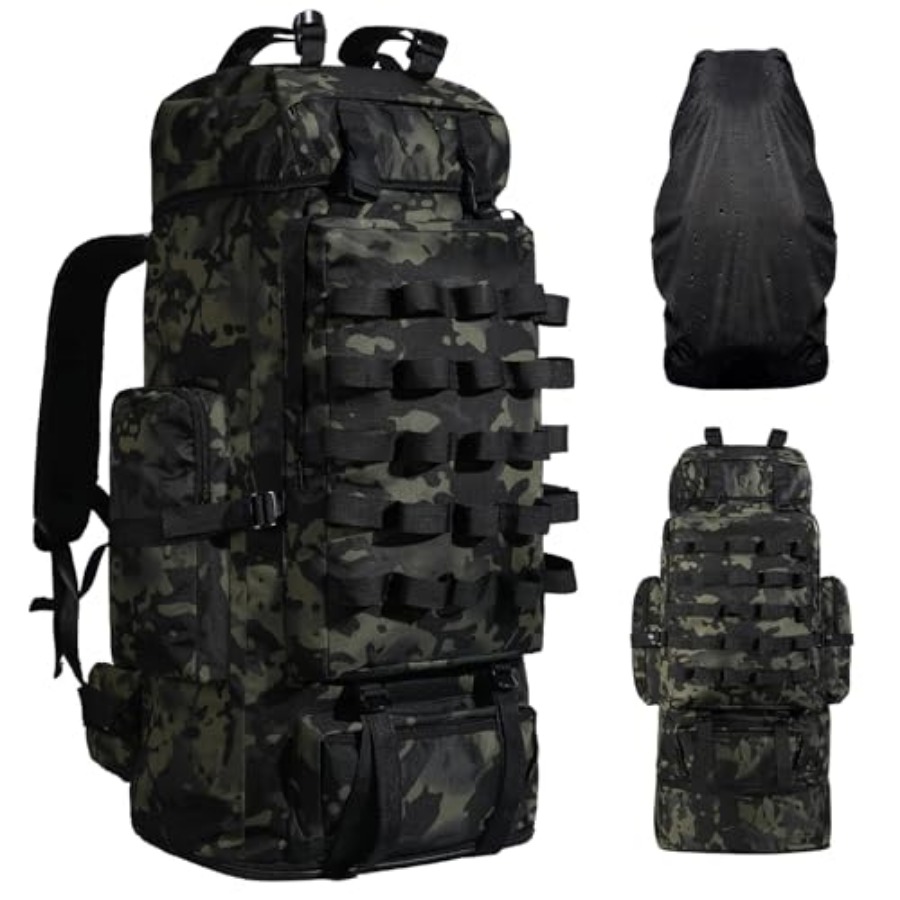 70L/100L Camping Hiking Backpa - Hiking Backpack Waterproof ulasan dan harga