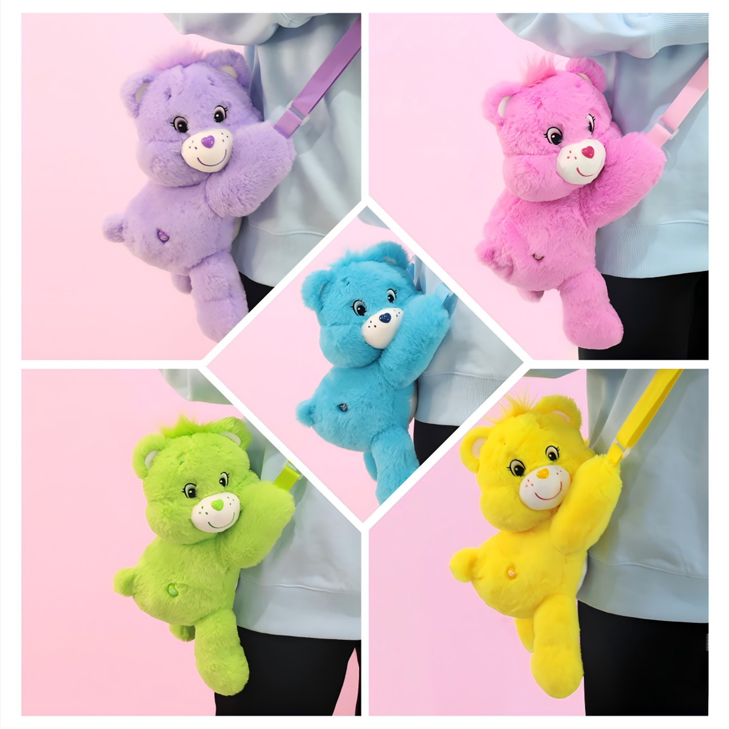 Care Bears Cute Plush Crossbod - Mini Backpack Purse ulasan dan harga