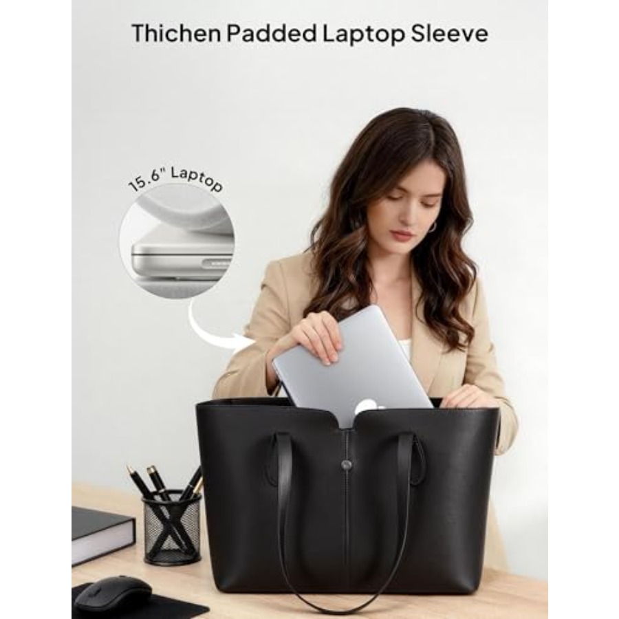 TOPEAST Laptop Tote Bag for Wo - Laptop Sleeve Removable ulasan dan harga