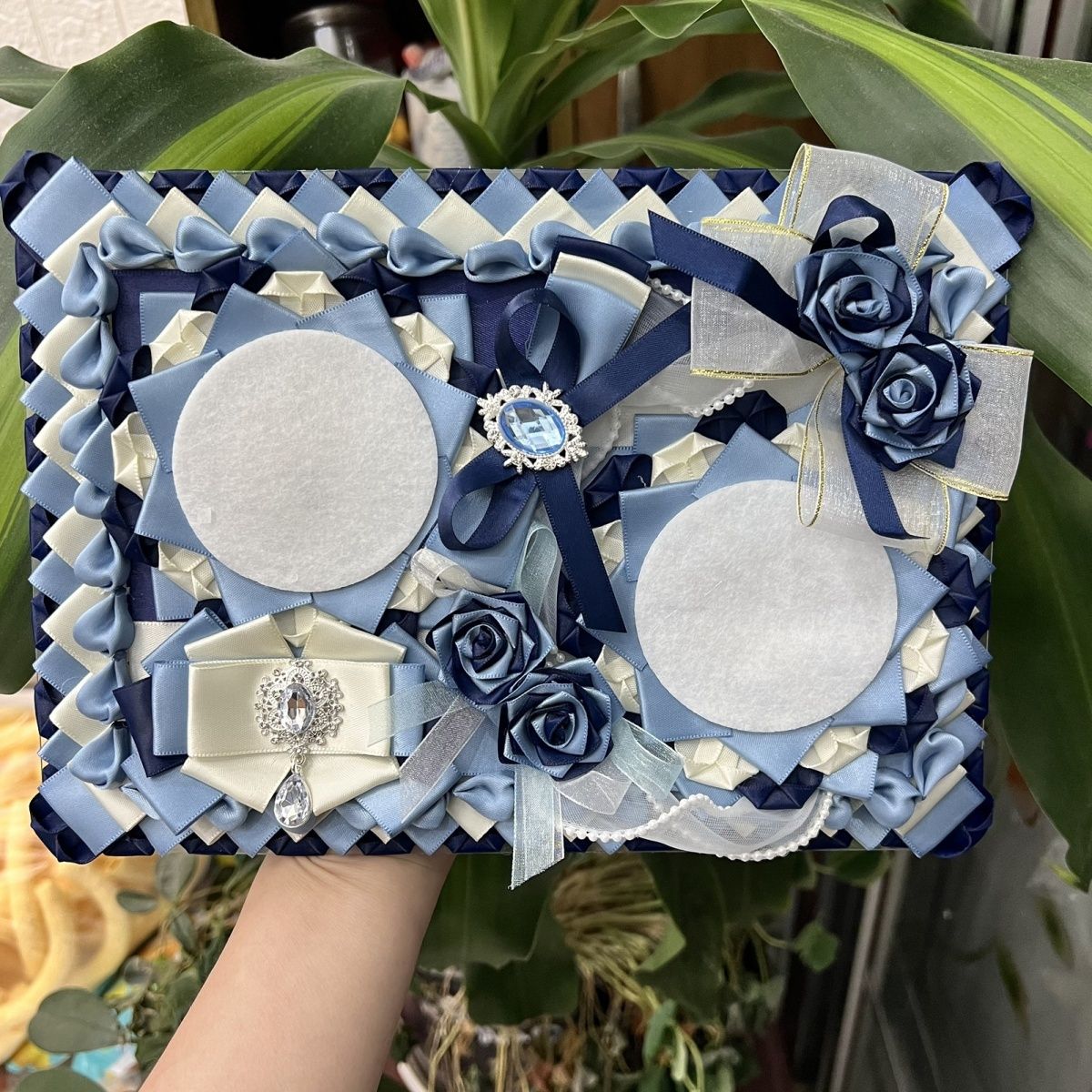ribbon lace hand made Flower F - Backpack Insert Organizer ulasan dan harga