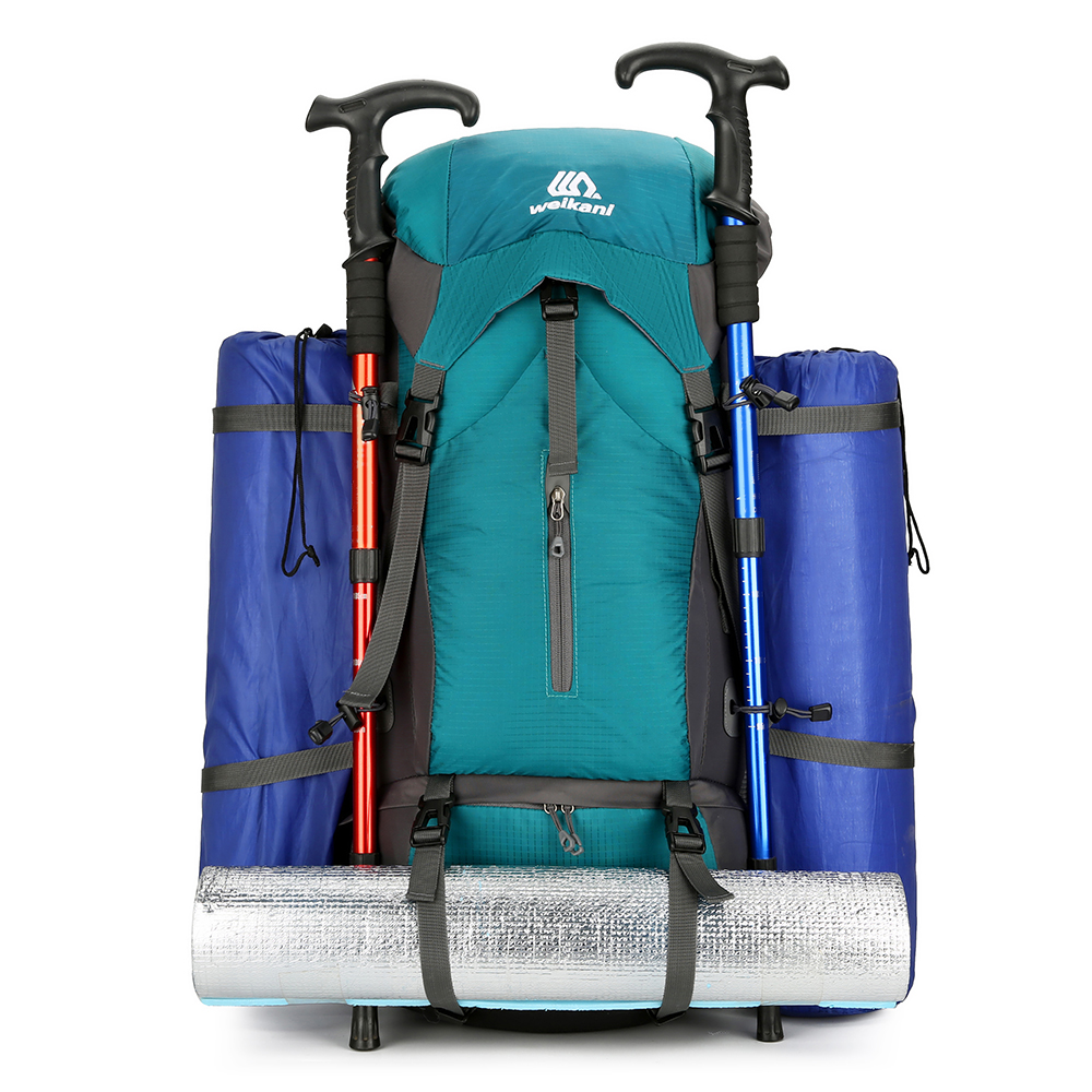 70L Travel Backpack Hiking Bac - Rain Cover Backpack ulasan dan harga