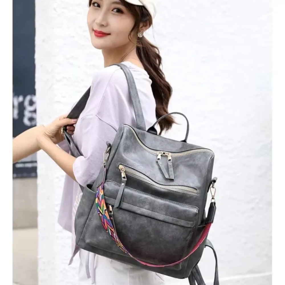 Vintage Fashion Backpack Large - Canvas Backpack Casual ulasan dan harga