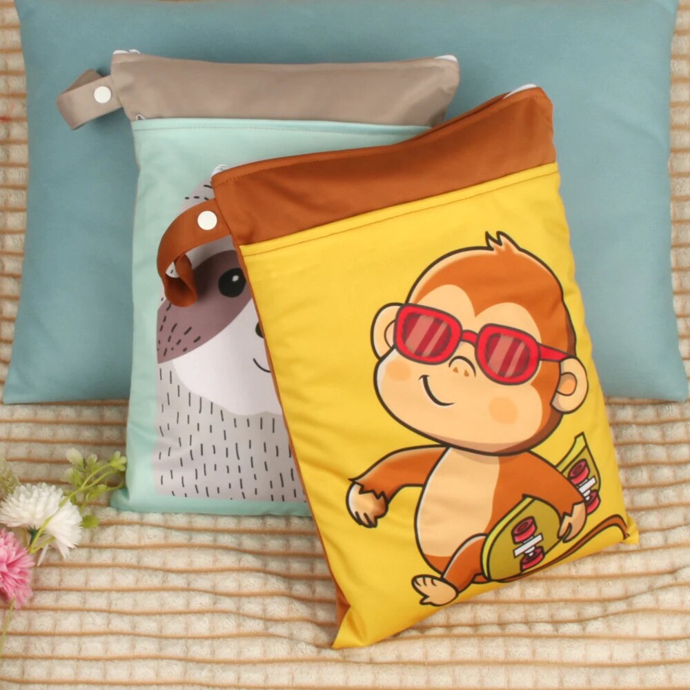 25cmx35cm Wetbag for Diapers M - Backpack Diaper Bag ulasan dan harga