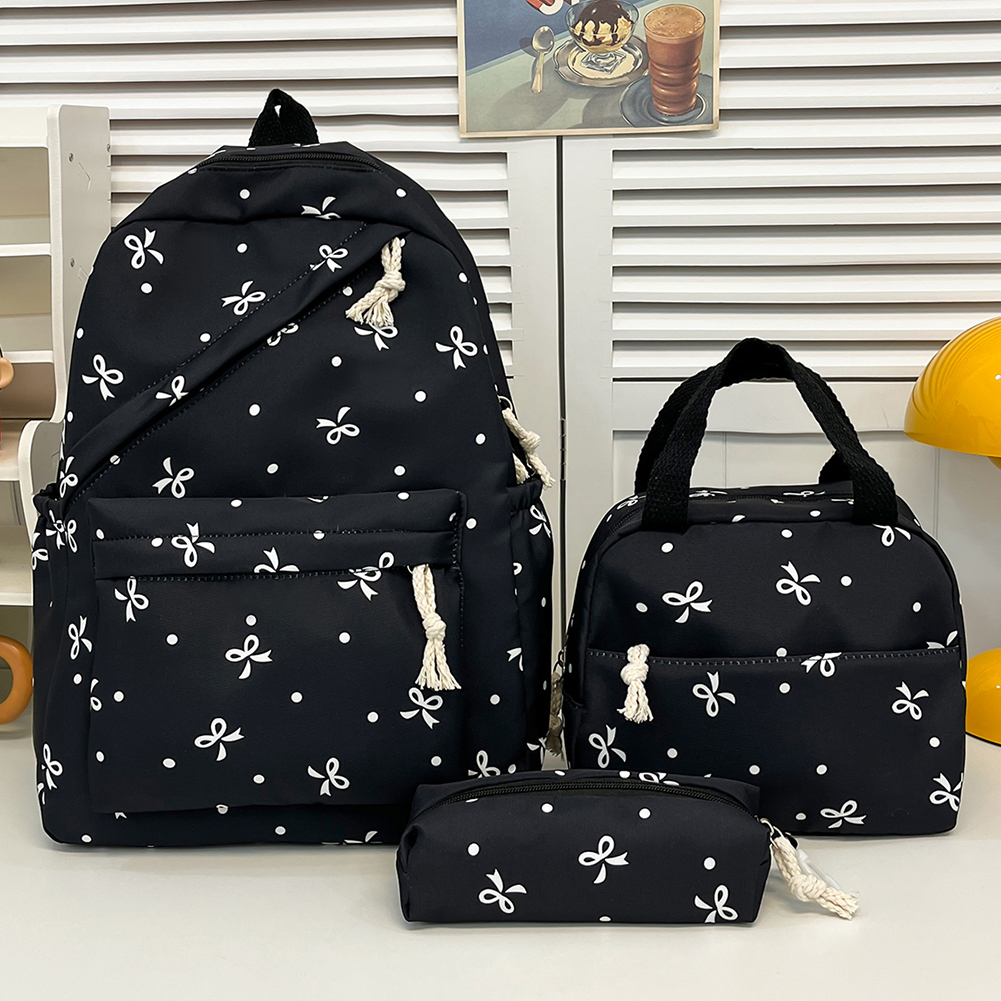 3pcs Bow Tie College School Ba - School Backpack Teen ulasan dan harga