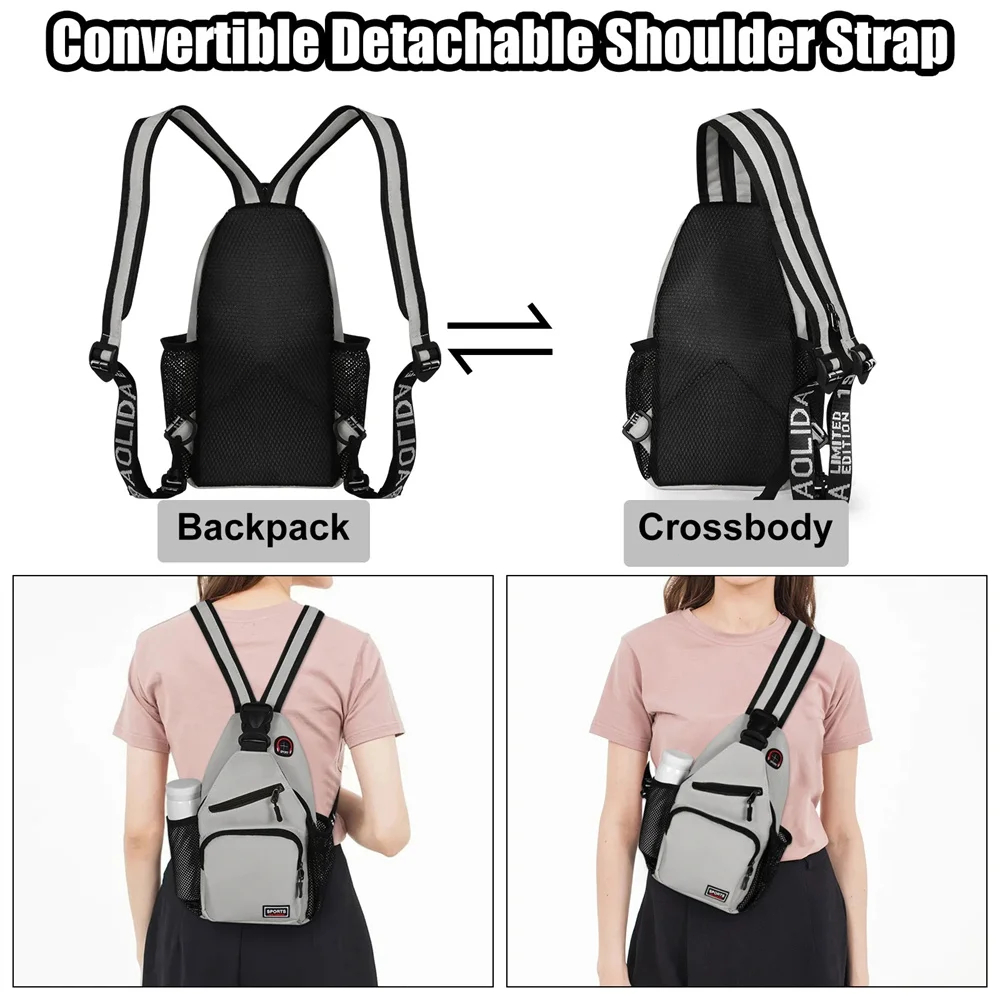 Multi-pocket Casual Chest Bag  - Sling Backpack Shoulder ulasan dan harga