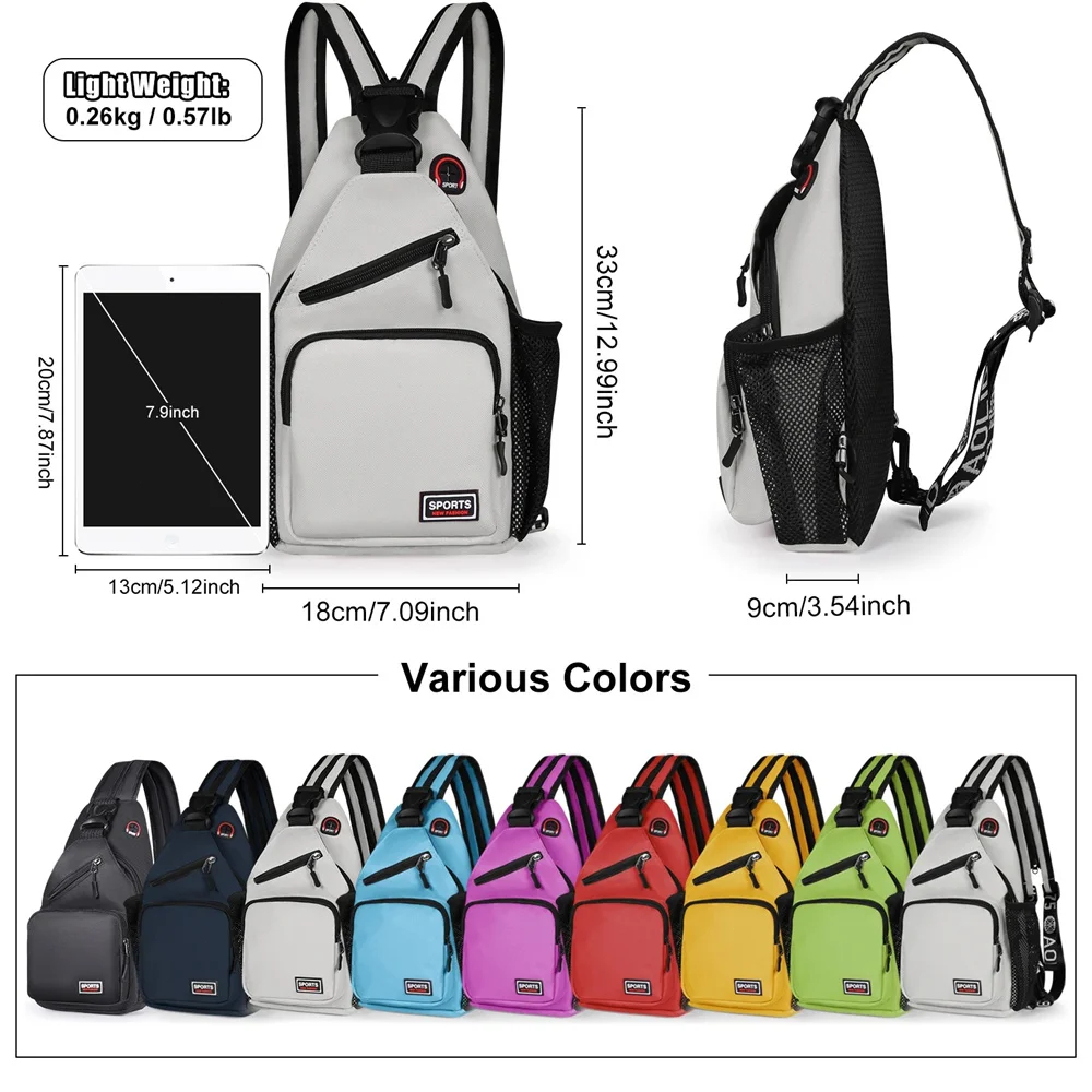Multi-pocket Casual Chest Bag  - Sling Backpack Shoulder ulasan dan harga