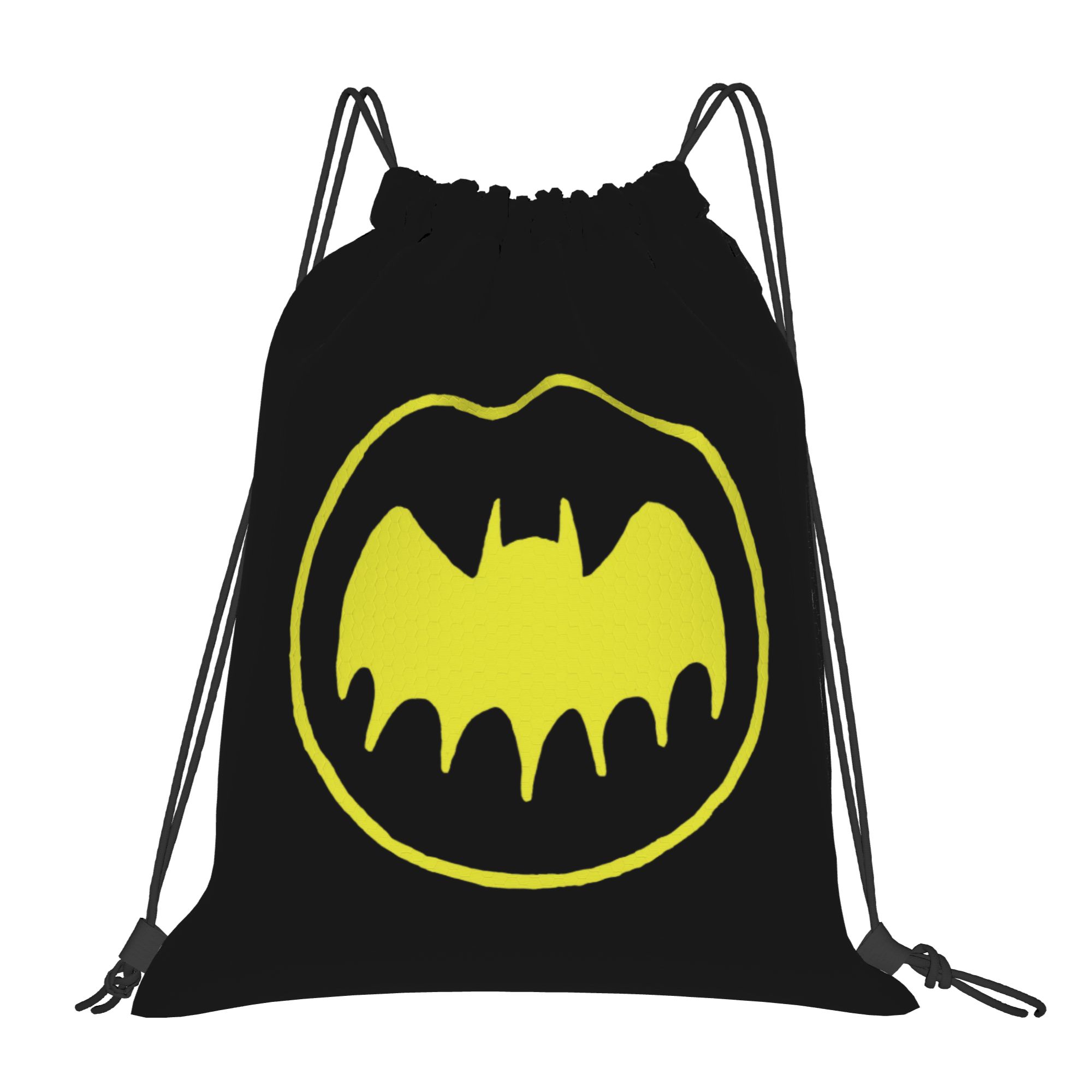Yellow Circle Logo Backpack Dr - Drawstring Gym Bag ulasan dan harga
