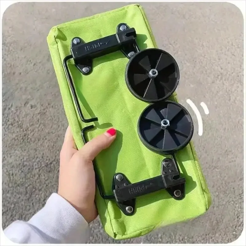 1pc Portable Shopping Cart wit - Foldable Backpack Small ulasan dan harga