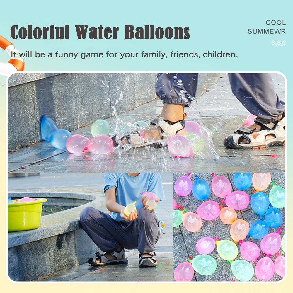 111pcs/bag Water Balloons Rapi - Hydration Pack Outdoor ulasan dan harga