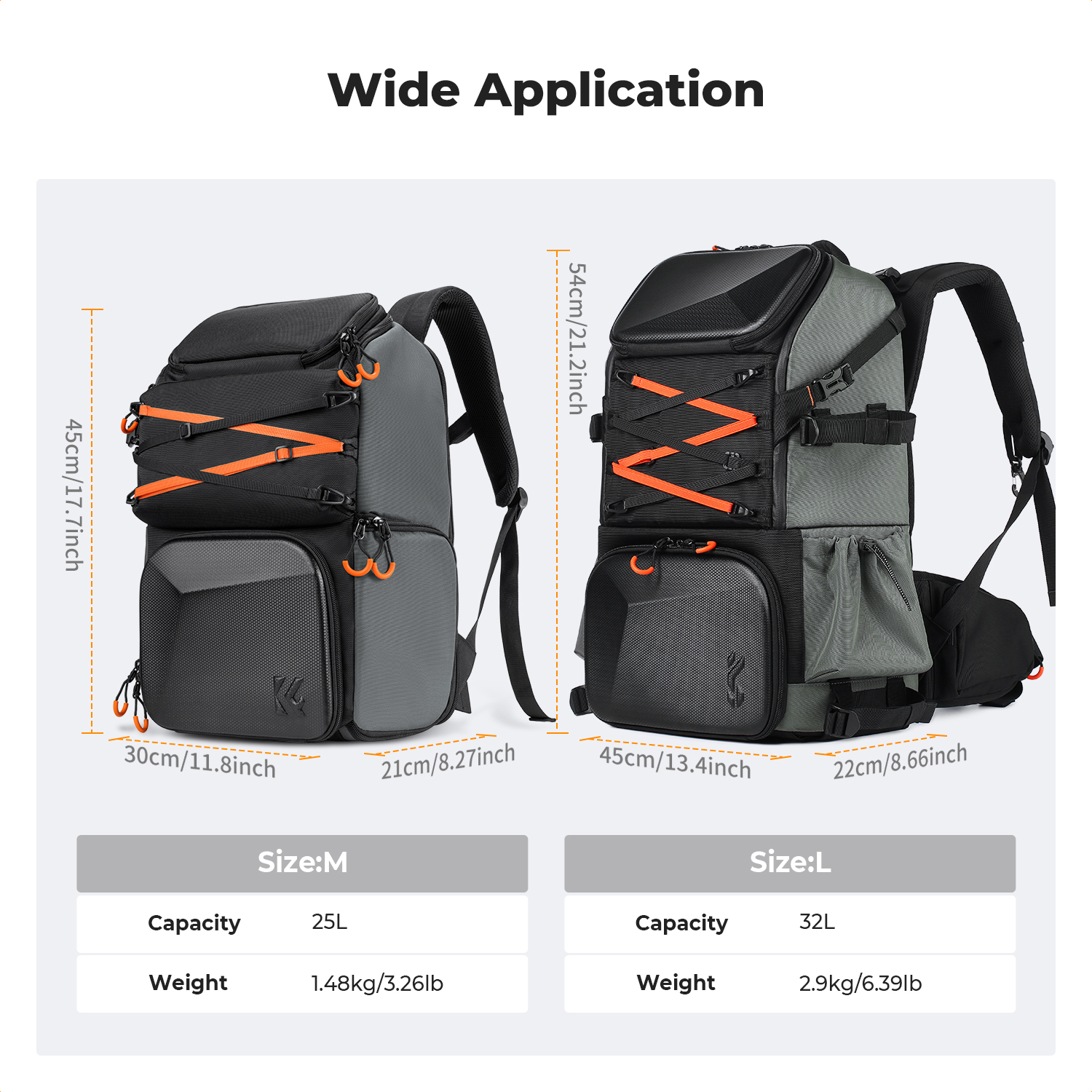 K&F CONCEPT 25L Outdoor Camera - Rain Cover Backpack ulasan dan harga