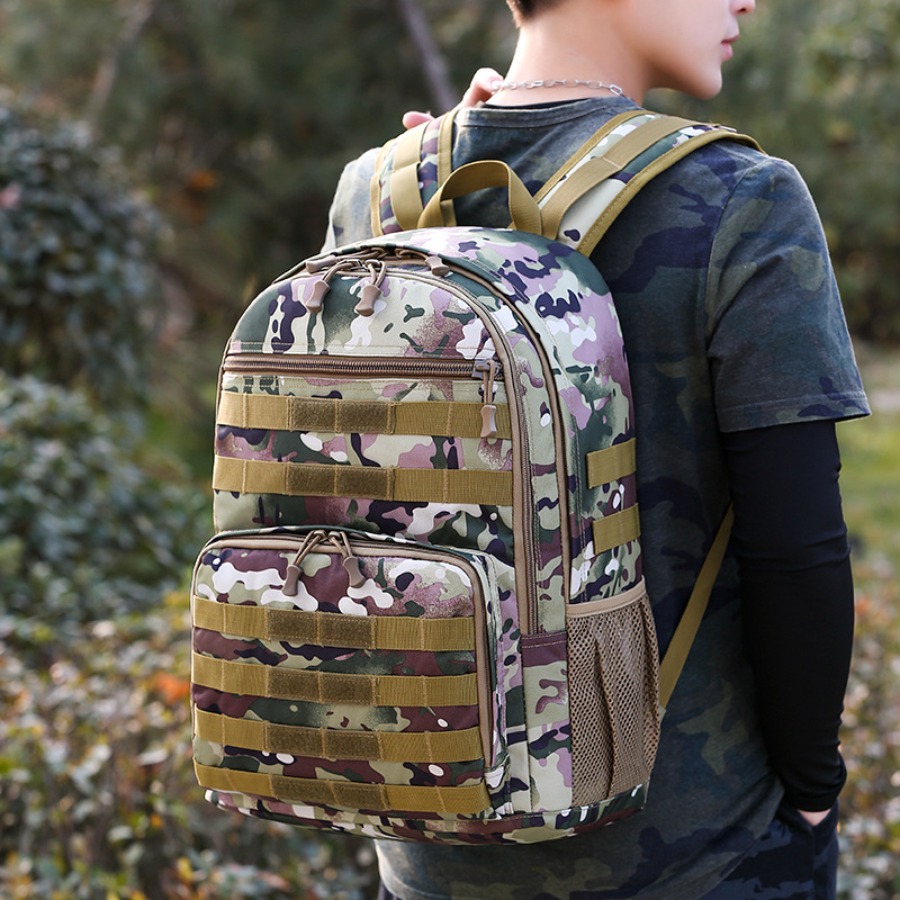 【New Arrival】Camouflage Tactic - Rucksack Military Style ulasan dan harga