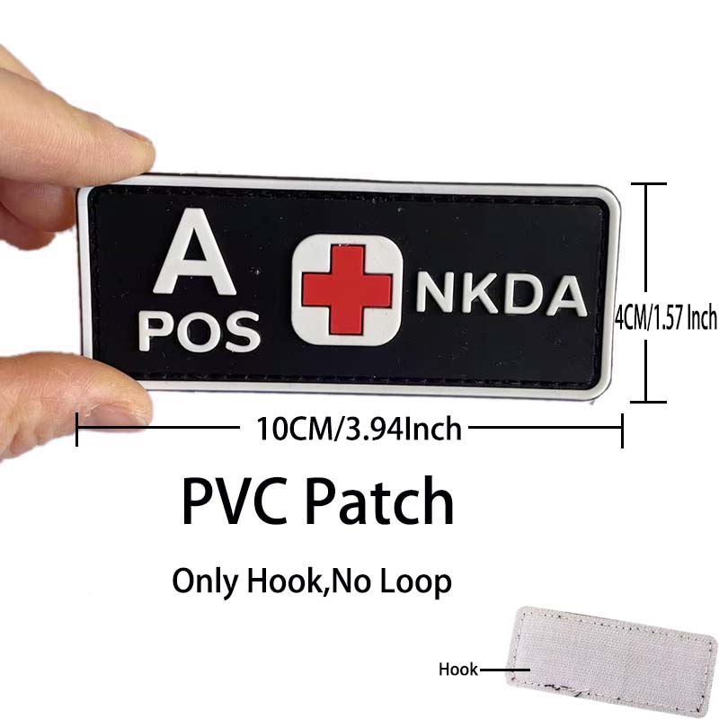 10*4CM PVC Rubber Emblemen Blo - Urban Backpack Tactical ulasan dan harga