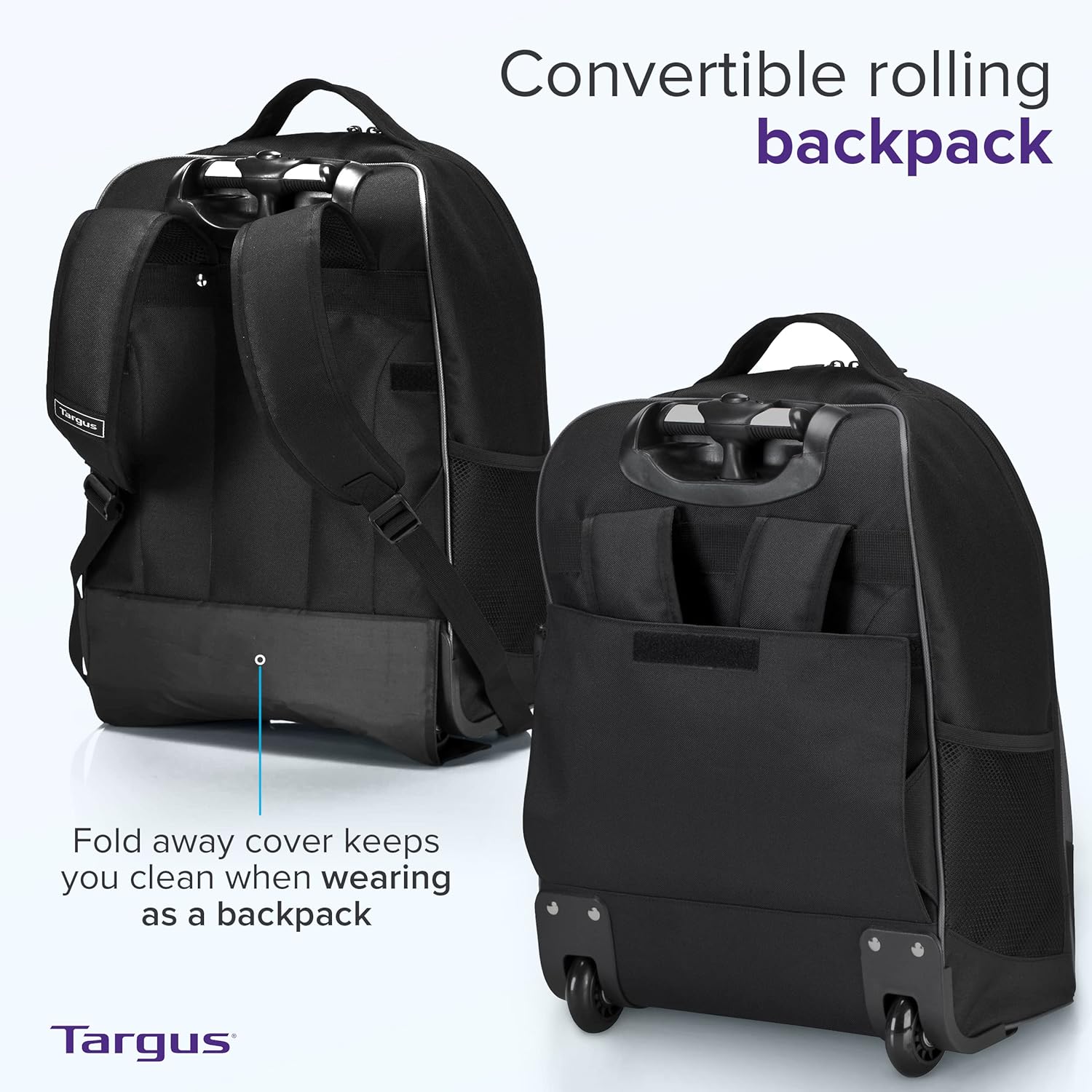 16 Inch Rolling Backpack with  - Laptop Sleeve Removable ulasan dan harga