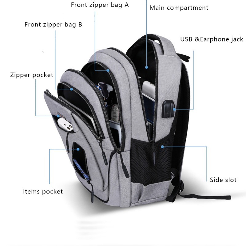 Large Capacity Backpack Men La - School Backpack Teen ulasan dan harga