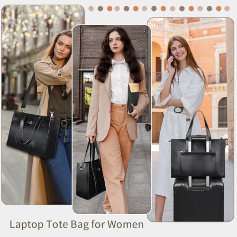 ESTARER Women's Laptop Leather - Laptop Sleeve Removable ulasan dan harga