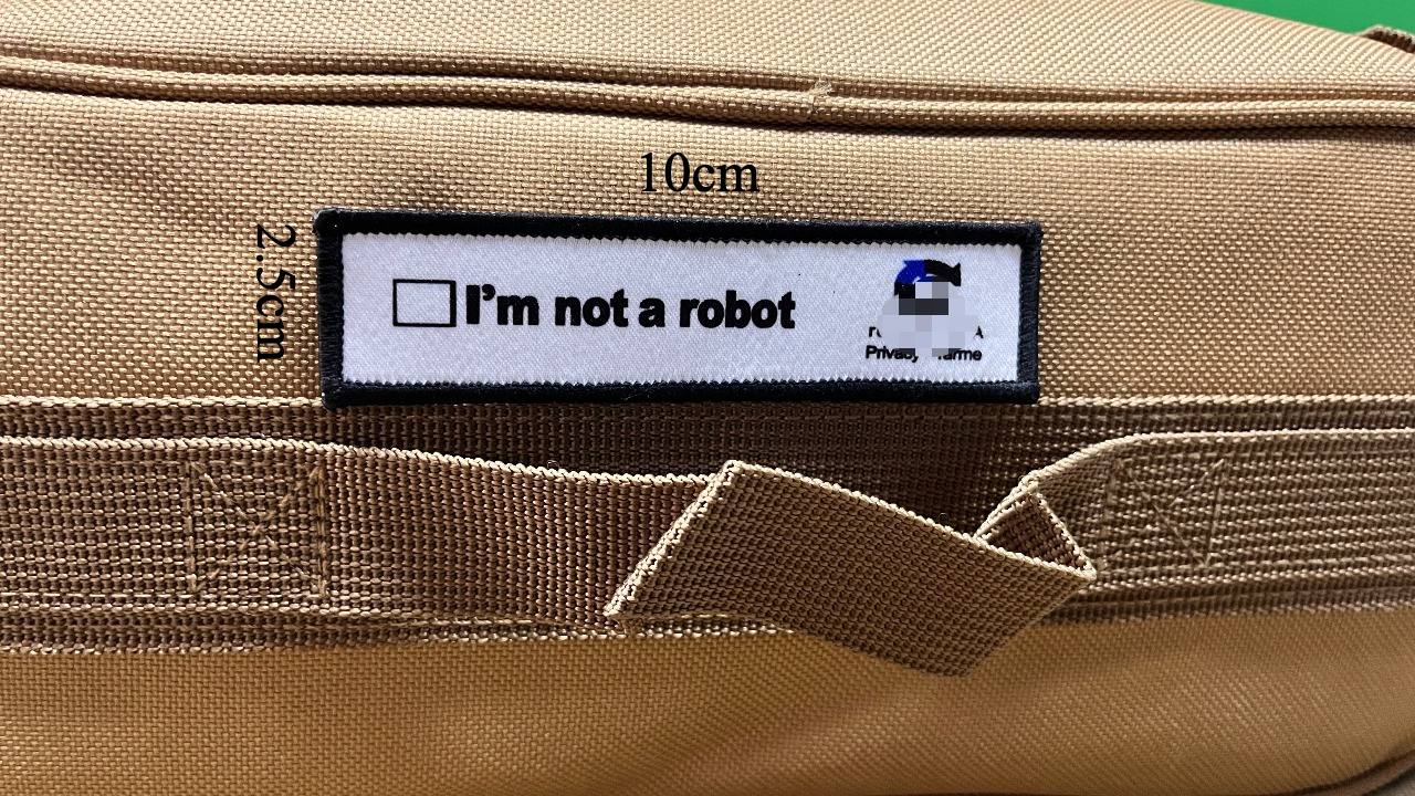 I'm Not A Robot Tactical Patch - Urban Backpack Tactical ulasan dan harga