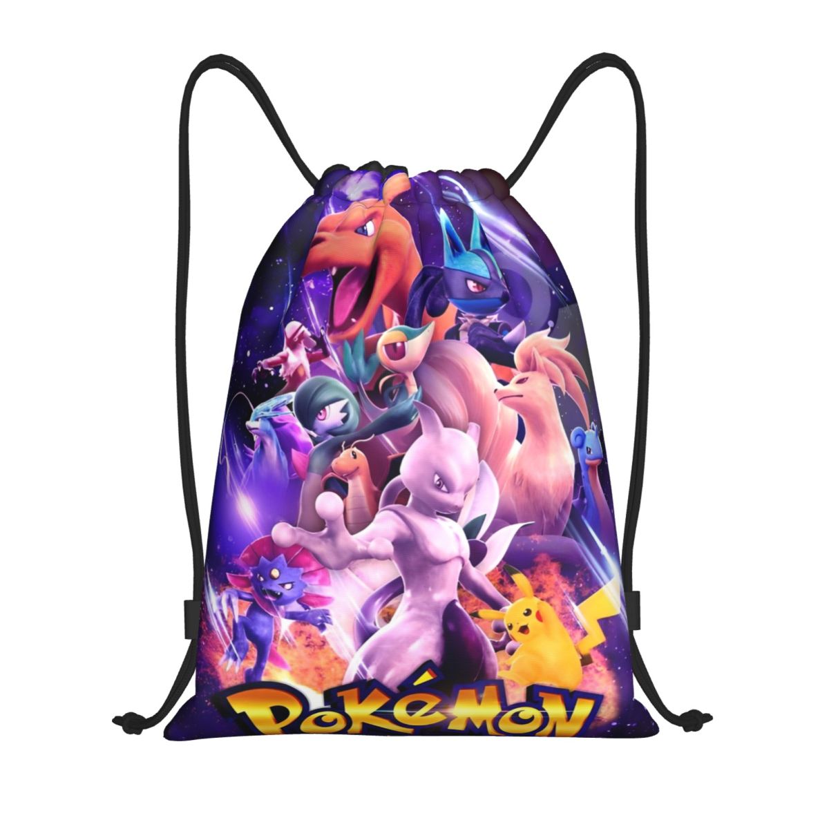Cute Cartoon Manga Poke-Mon Ba - Drawstring Gym Bag ulasan dan harga