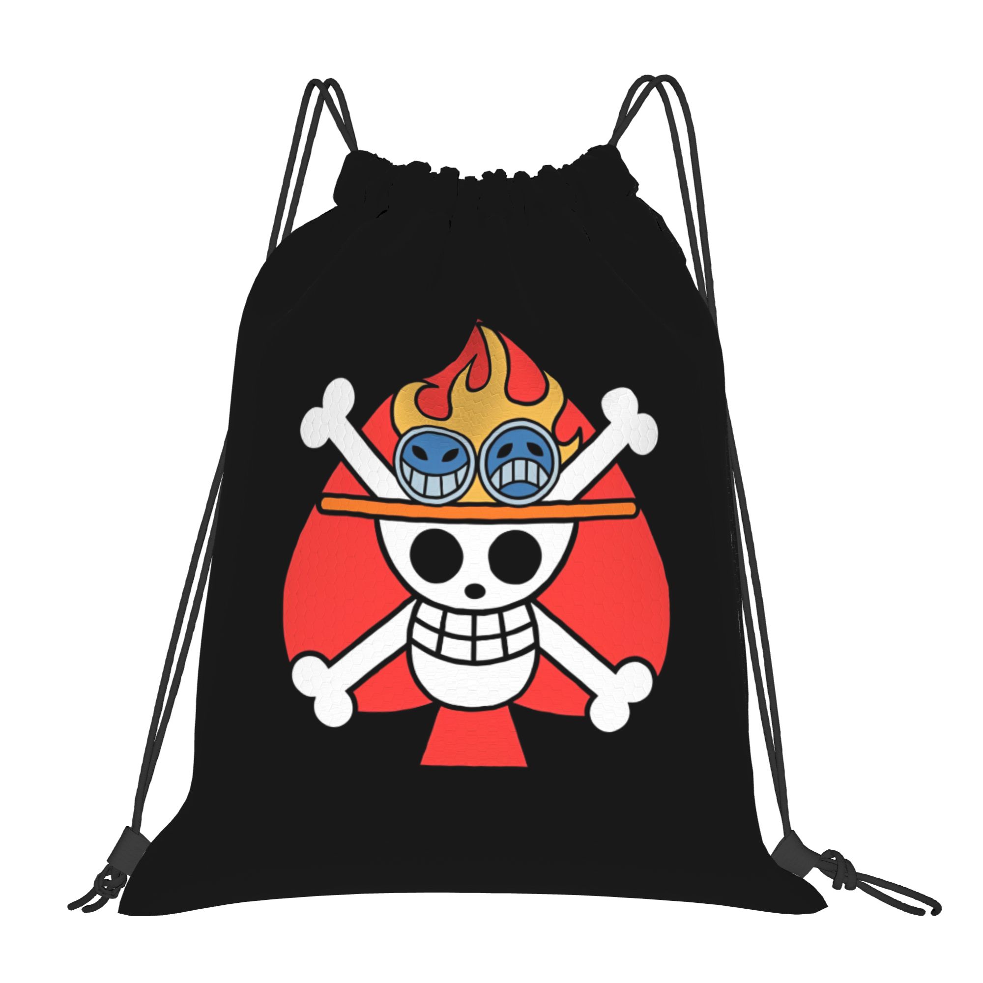 One Piece Flag ACE Drawstring  - Drawstring Gym Bag ulasan dan harga