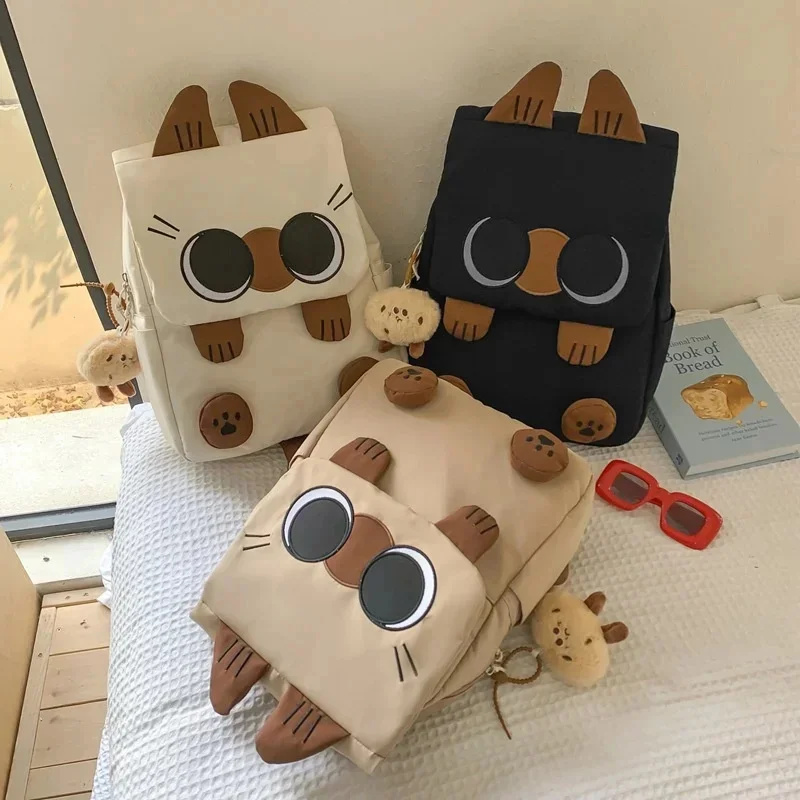 Ins Style Backpack Student Cat - School Backpack Teen ulasan dan harga