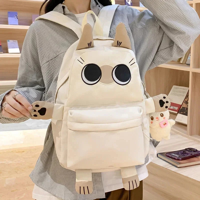 Ins Style Backpack Student Cat - School Backpack Teen ulasan dan harga