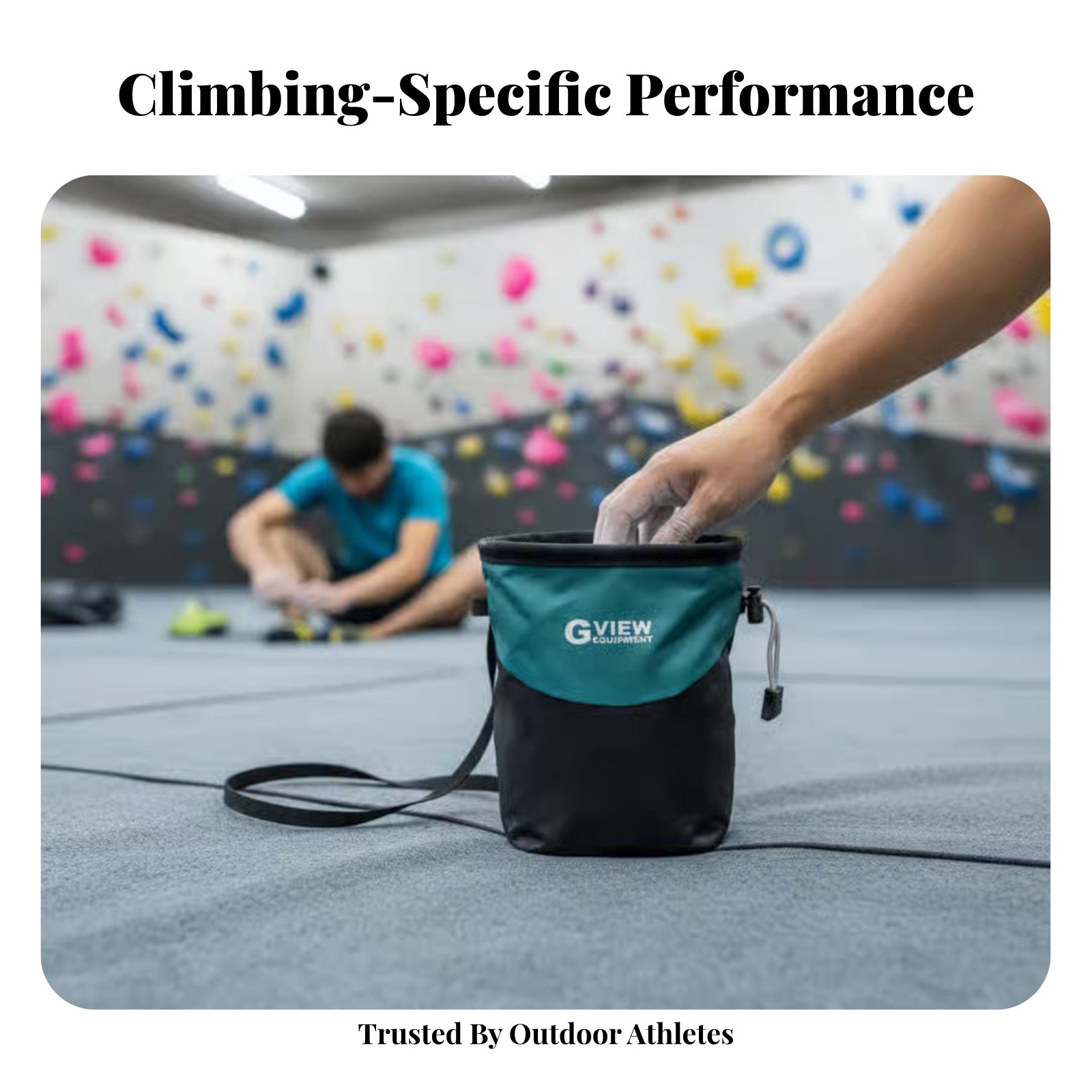 Rock Climbing Chalk Bag Drawst - Drawstring Gym Bag ulasan dan harga
