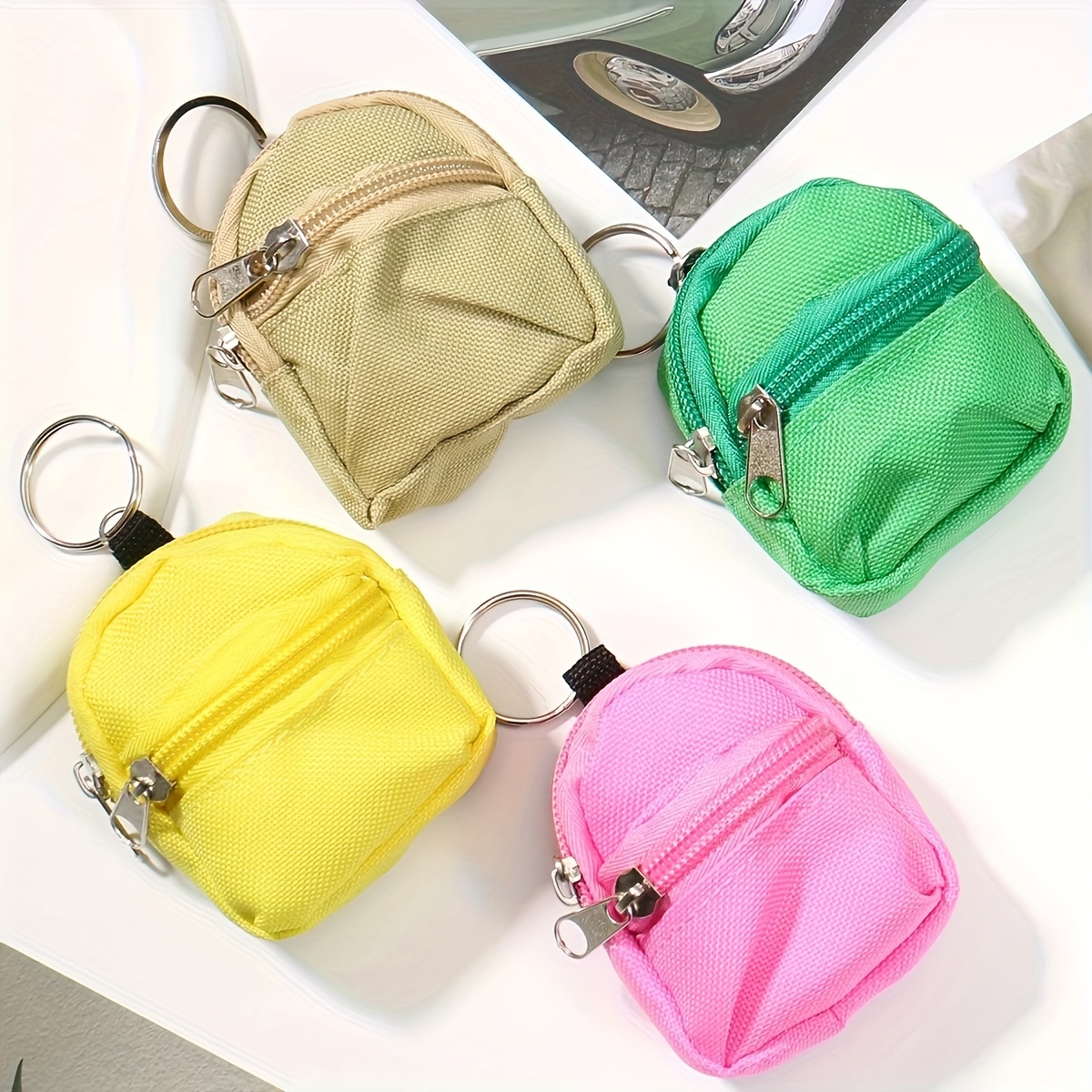 1pc Cute Mini Backpack Keychai - Mini Backpack Purse ulasan dan harga