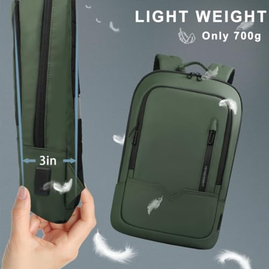 Backpack for Men Business Slim - Travel Backpack Anti Theft ulasan dan harga