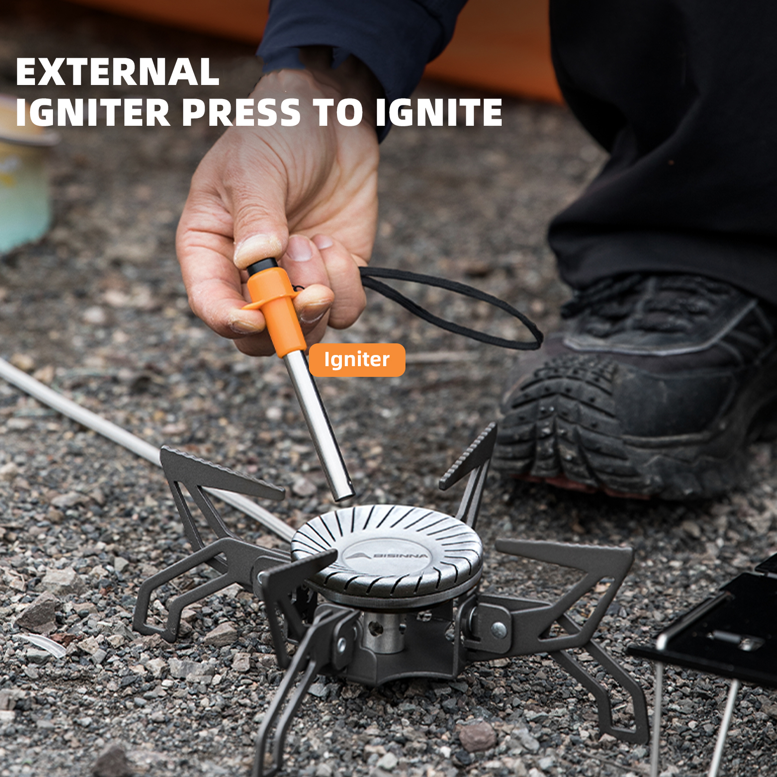 BISINNA Camping Stove 4000W Hi - Foldable Backpack Small ulasan dan harga