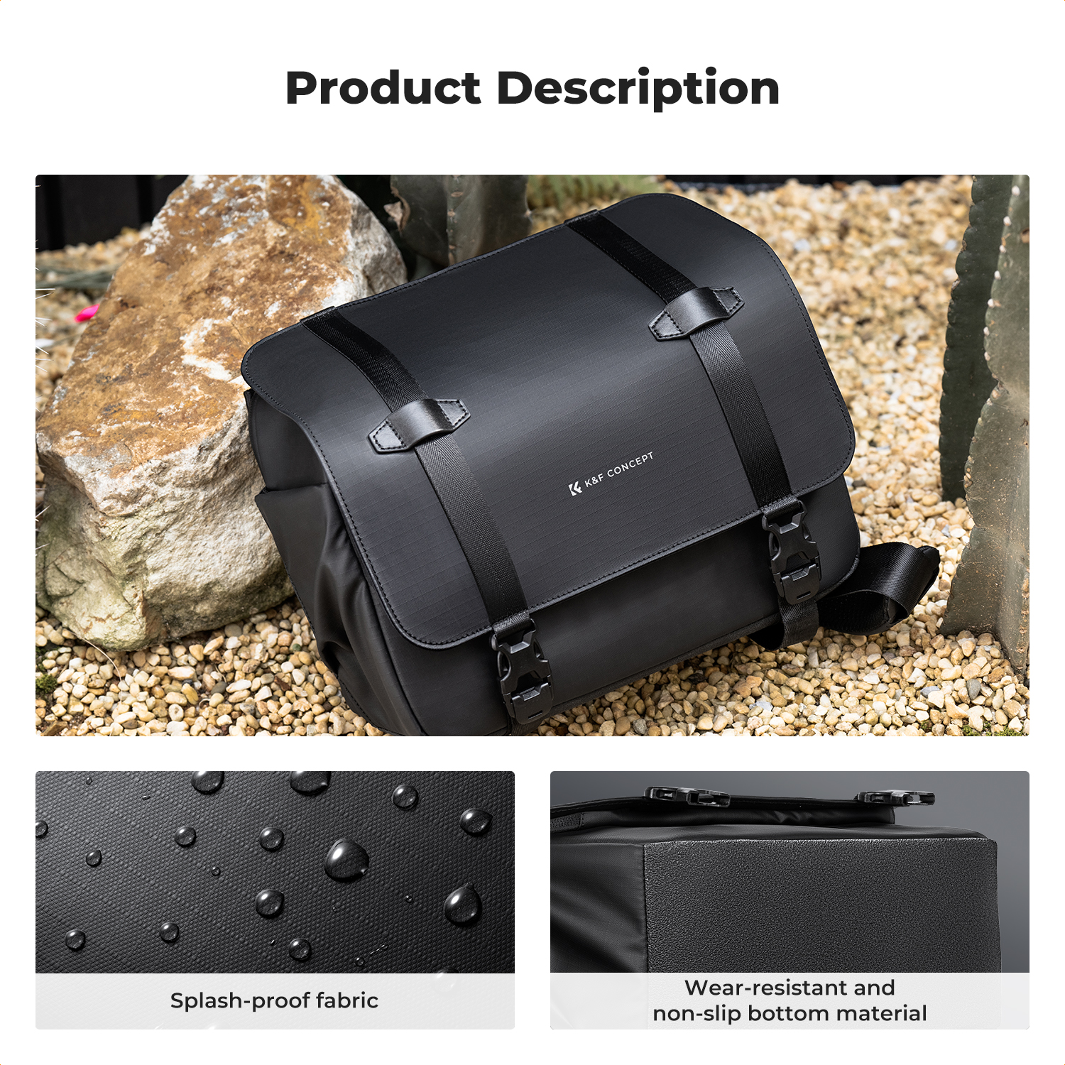 K&F CONCEPT 10L Camera Sling B - Rain Cover Backpack ulasan dan harga