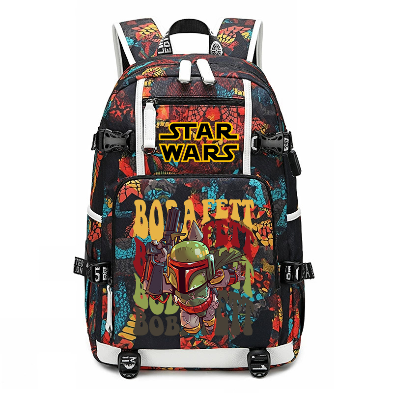 Star Wars Boba Fett Print Stud - School Backpack Teen ulasan dan harga