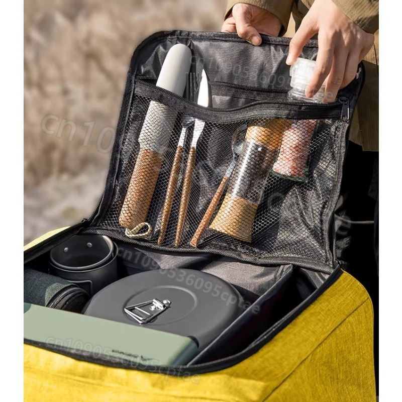 Portable Camping Cookware Set  - Foldable Backpack Small ulasan dan harga